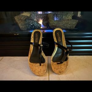 Ralph Lauren Corked Wedge Sandals